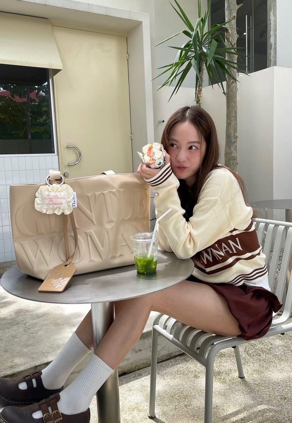 Gentle Woman Daily Tote(Cream)