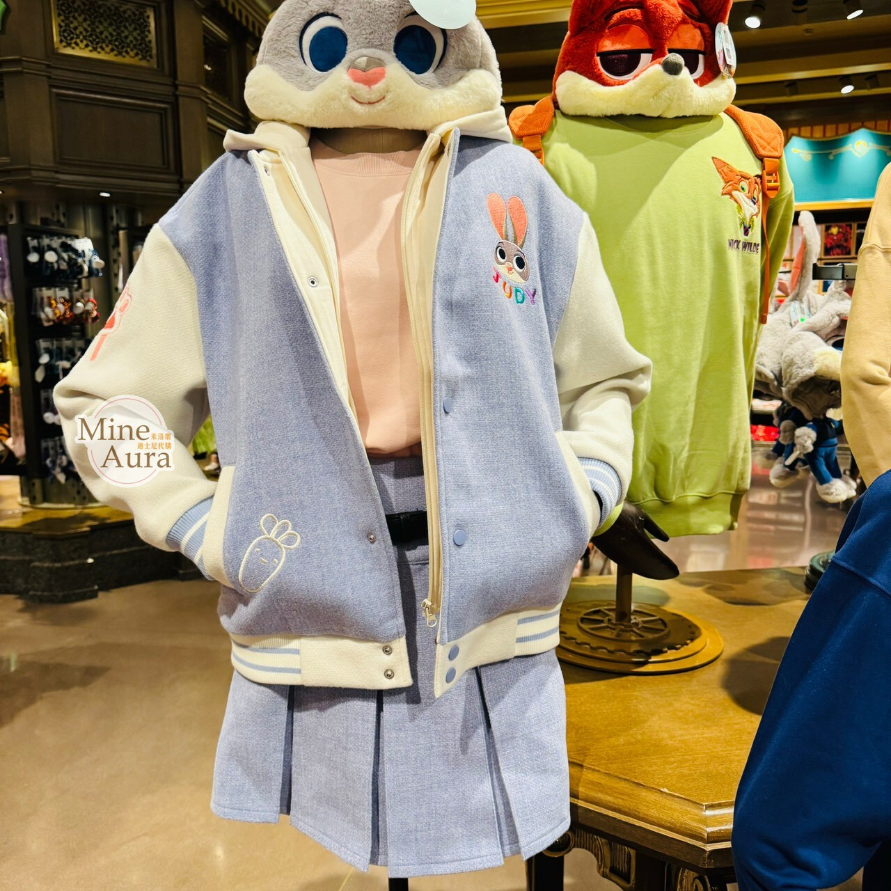 秋季學院風系列 哈茱蒂 Judy 兔 外套 上衣 百褶 短裙 套裝 動物方城市 Zootopia -上海迪士尼樂園