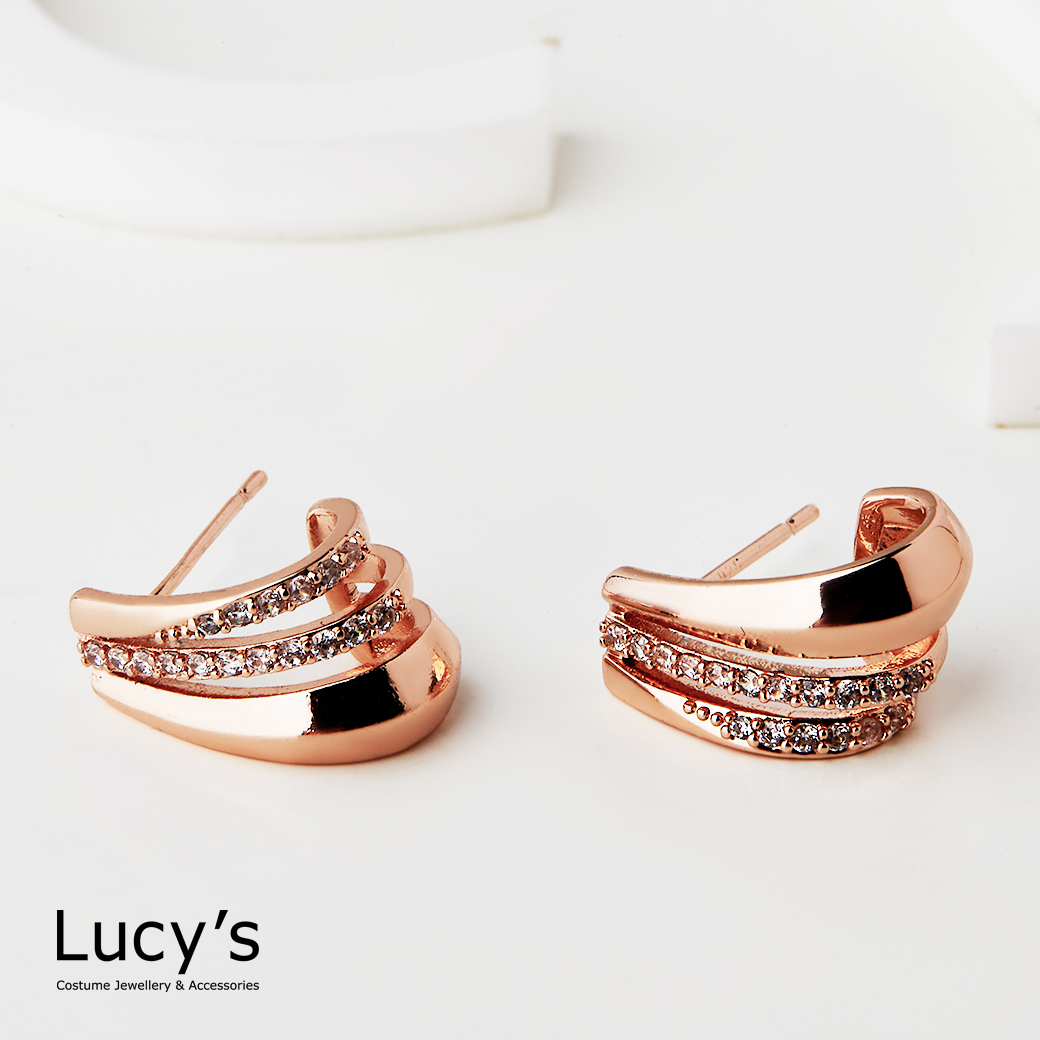 輕奢光影 耳環 (三色) (125017/125018/125019)