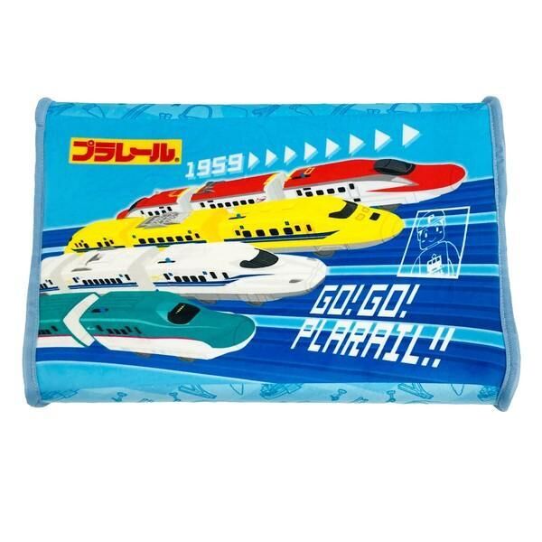 Plarail - 新幹線 - MORIPiLO - 兒童低反發枕頭 (35x25x5cm）附可清洗枕套