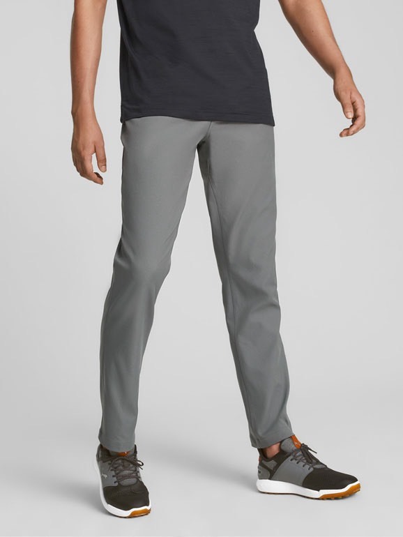 PUMA 男長褲 #535526-03 ,灰