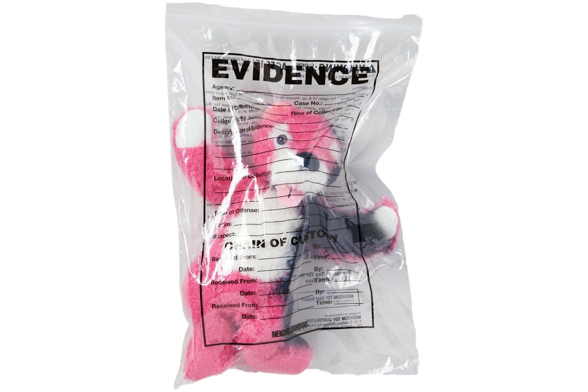 現貨┃Neighborhood x Breaking Bad Evidence Bear Plush 絕命毒師 燒焦 粉紅色 泰迪熊 玩偶 娃娃