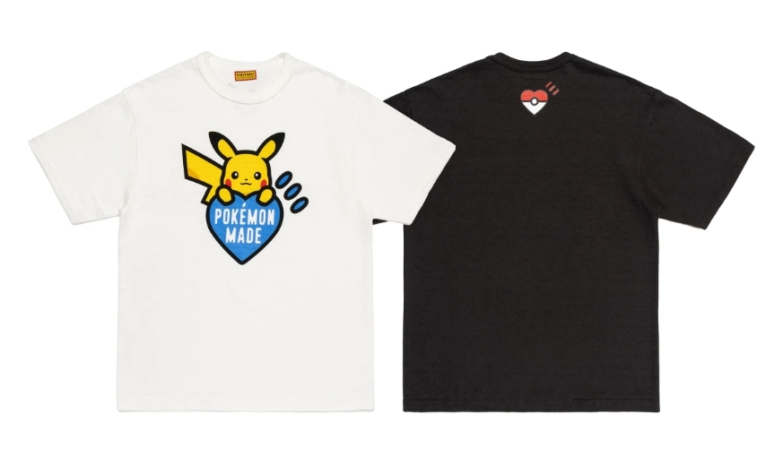 <夢幻聯名!> Human Made x Pokemon Made 聯名 神奇寶貝 寶可夢 皮卡丘 短袖 兩色