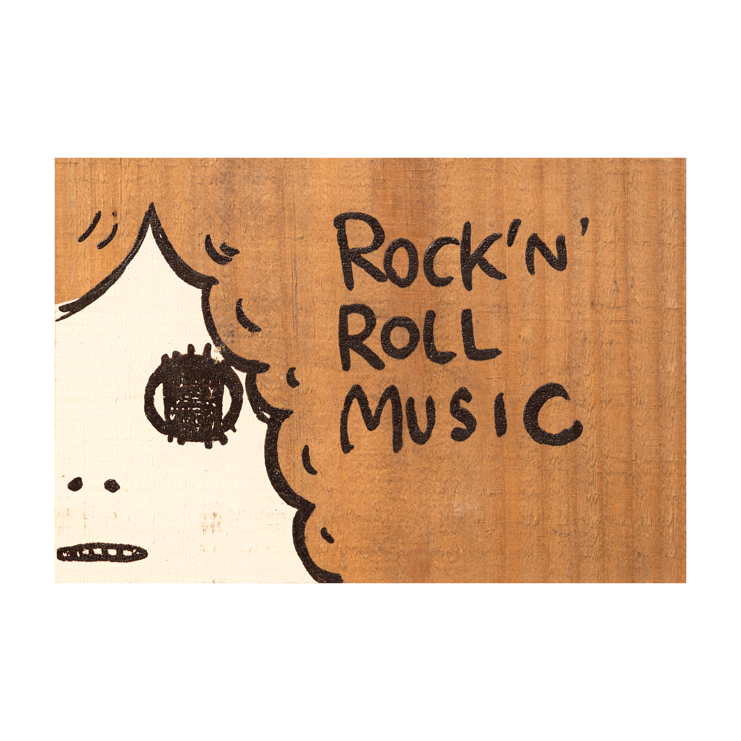 奈良美智 Yoshitomo Nara - 搖滾樂 Rock'n'Roll Music (木版畫)