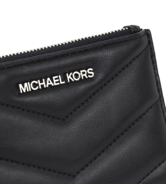[S] MICHAEL KORS 35R4STVP1V JET SET TRAVEL SM TZ COINPOUCH W ID,BLACK, 196237488688 (SMK1068)