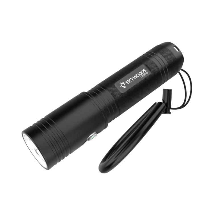▲Skywoods  D6 PRO 2000 流明 潛水手電筒