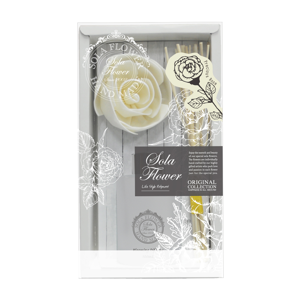 索拉花園 夢遊仙境擴香瓶100ml〈玫瑰花〉