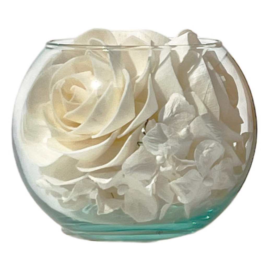 索拉花園 擴香水晶杯(無香)〈玫瑰花型〉