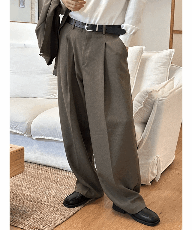 Ryukai 單褶西裝褲