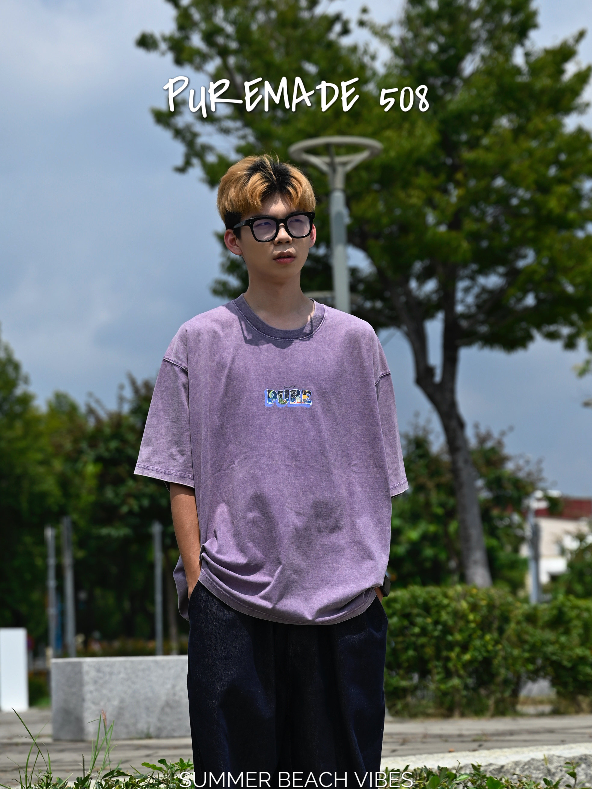 PURE盛夏沙灘風情短T