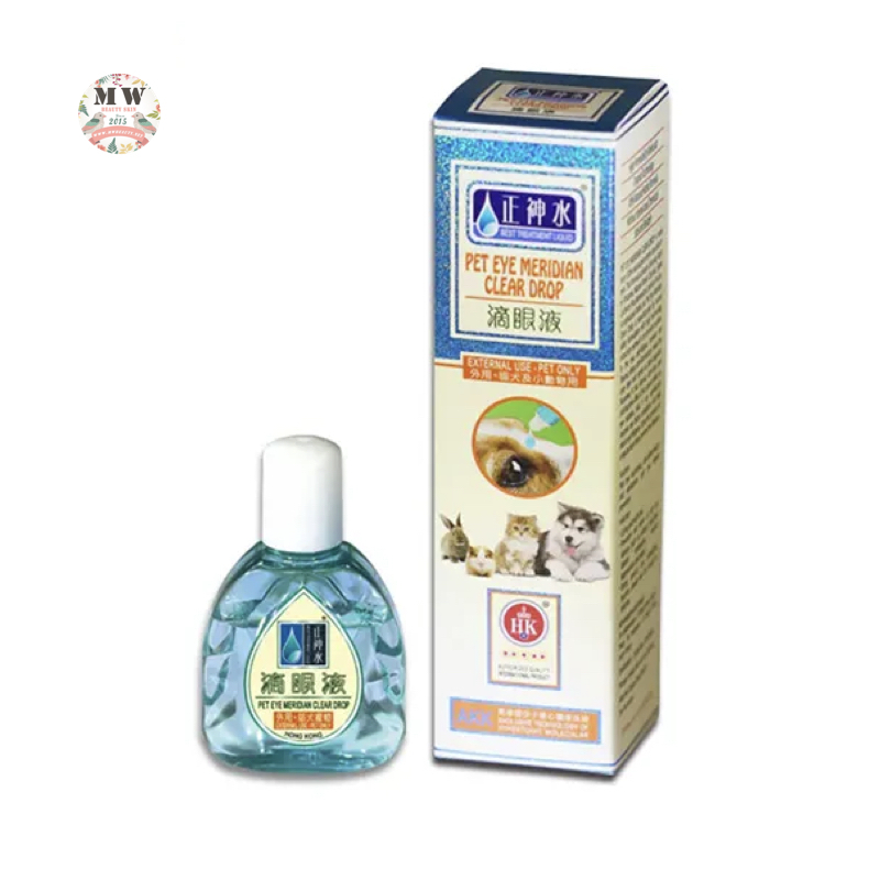 目經 寵物滴眼液 12ml (外用・貓犬寵物) 香港製造【 落單即送目健養目修複眼罩 1個 】