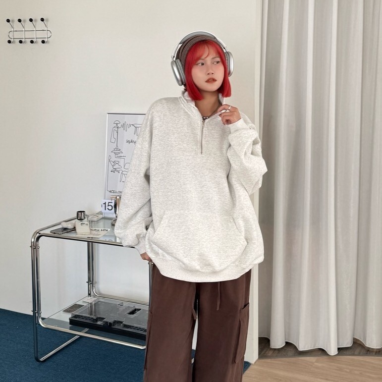 熱銷回歸!舒適圈🛋️半拉鍊大學tee