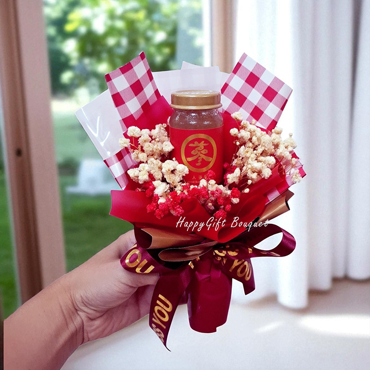 人蔘靈芝雞精鷄精花束,Chicken Essence with Ginseng and Lingzhi Bouquet