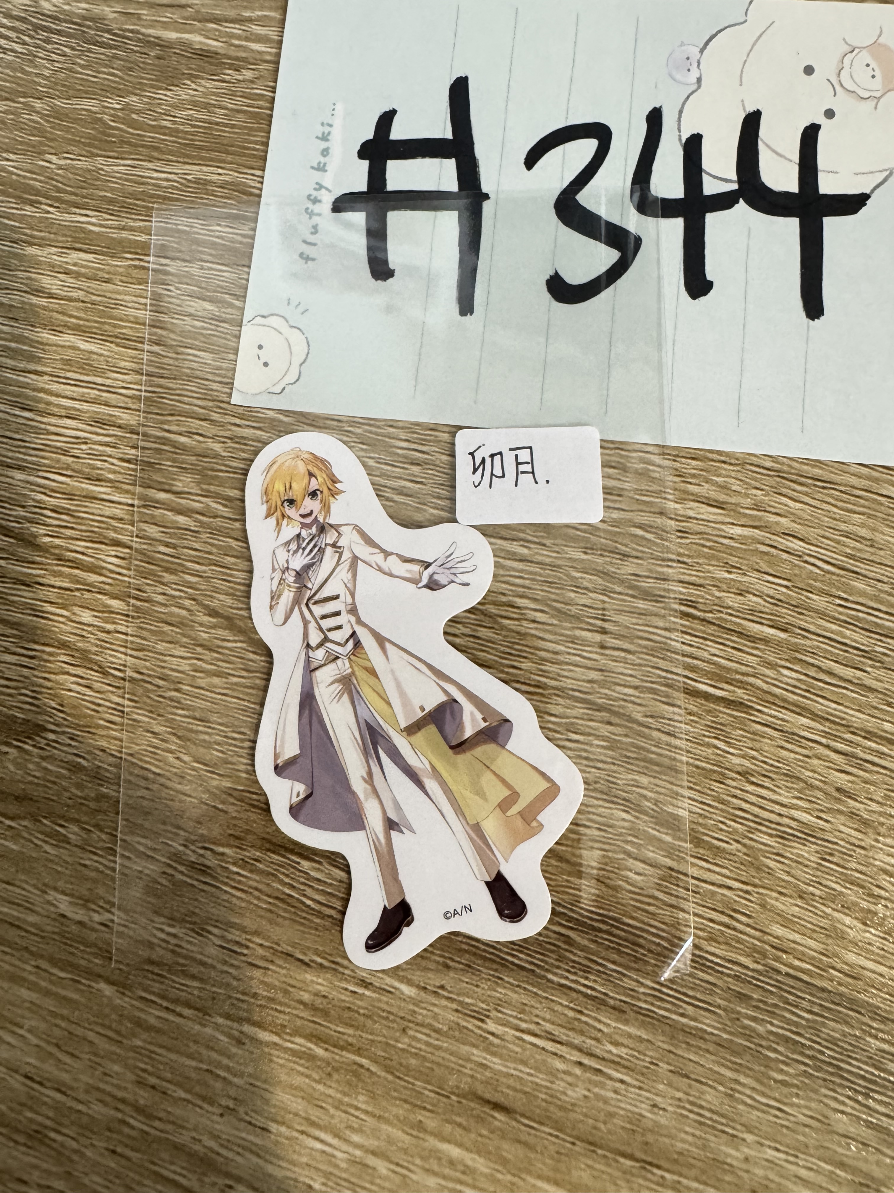 彩虹社 卯月  貼紙#344