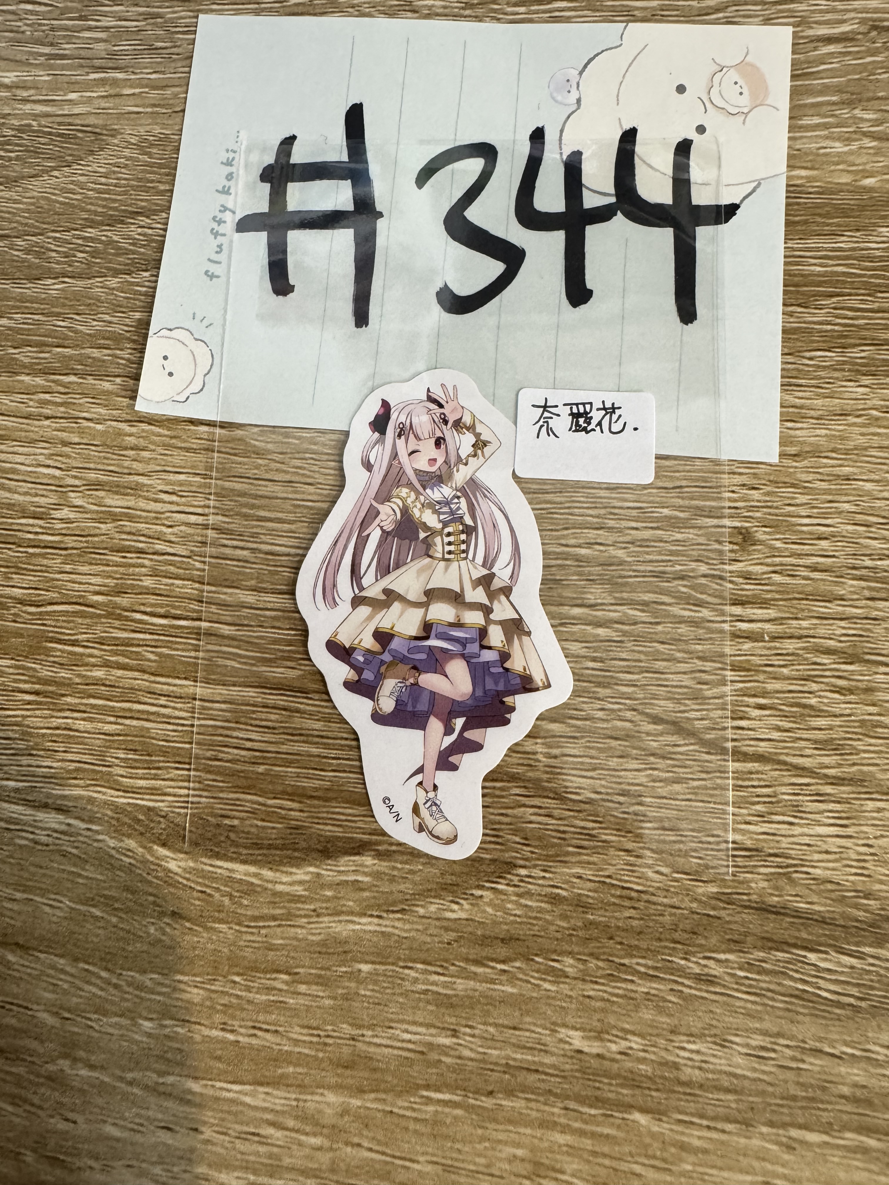 彩虹社 奈羅花 貼紙#344