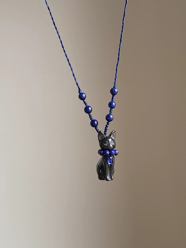 神秘黑貓守護項鍊-現貨實拍