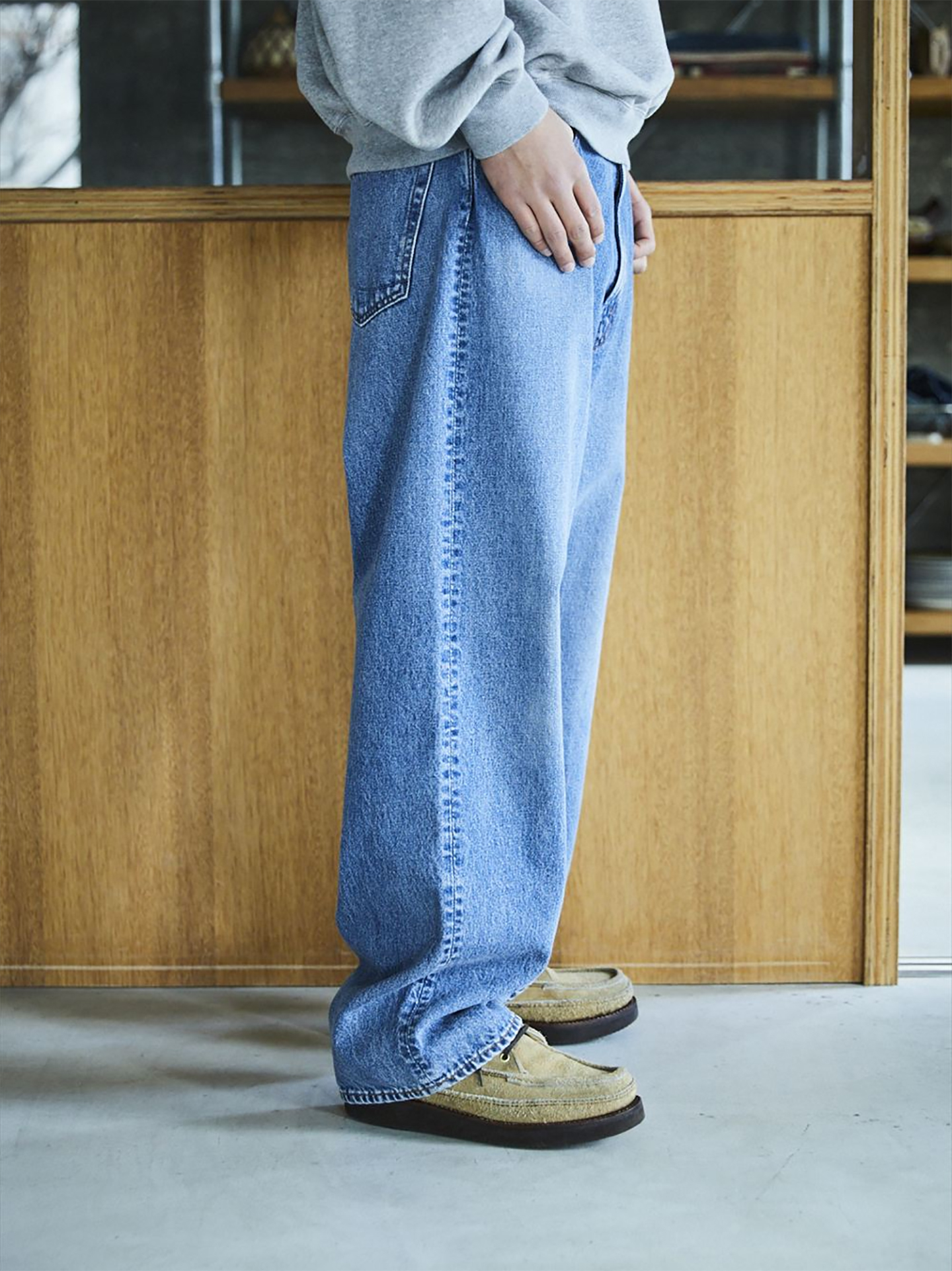 orSlow Super Dad's Denim Pants (Unisex) Denim Used