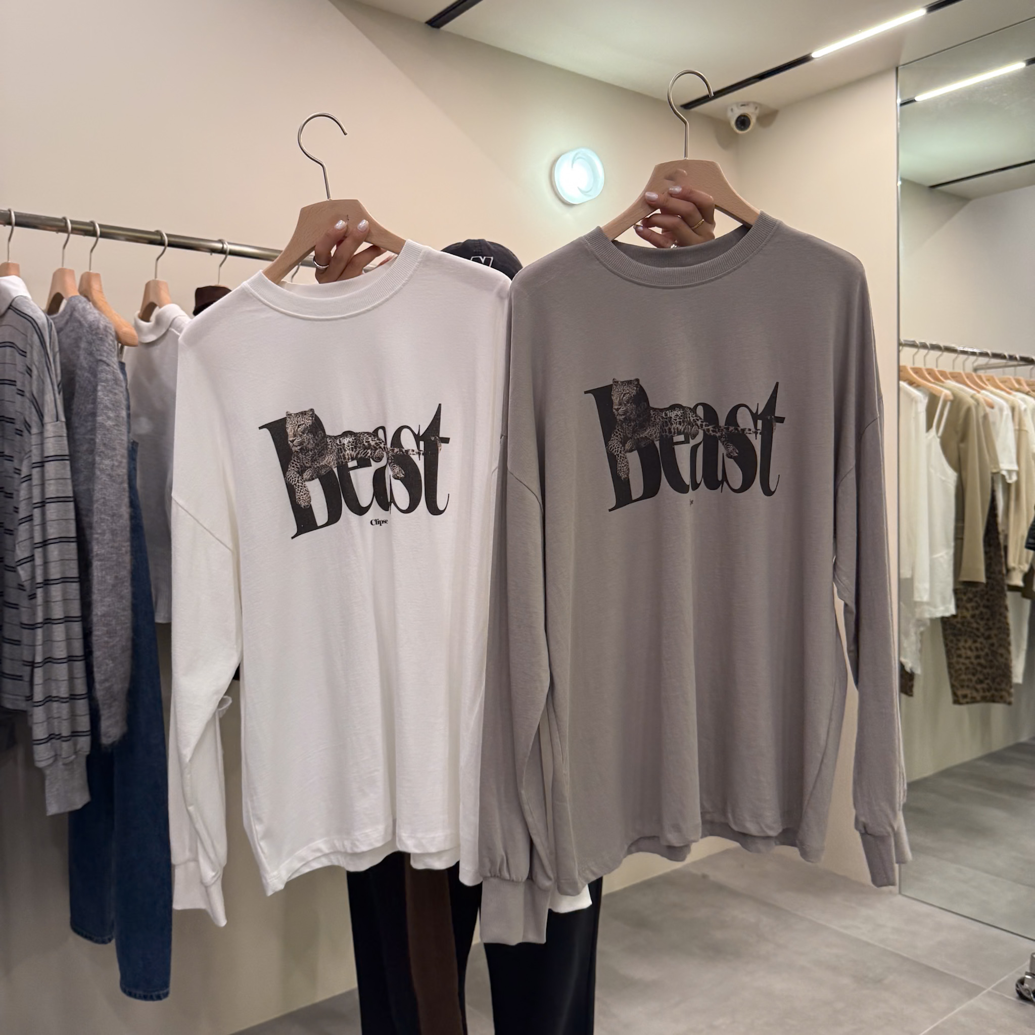 O24Beast豹豹T(白/米)