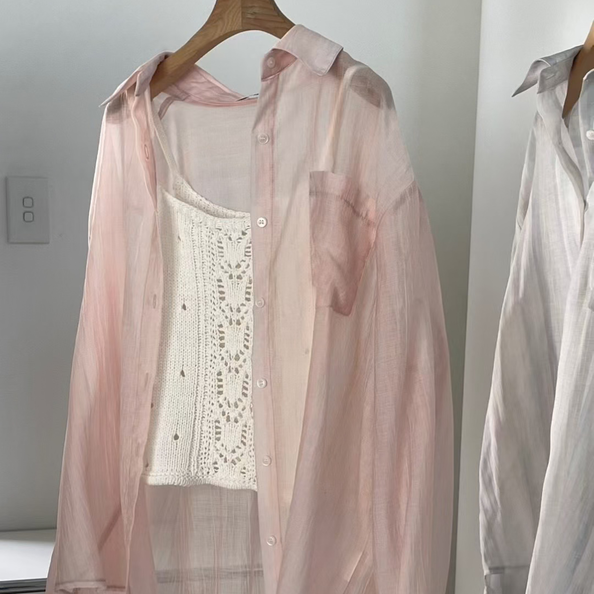 O29入秋要有的漂亮混色襯(粉)