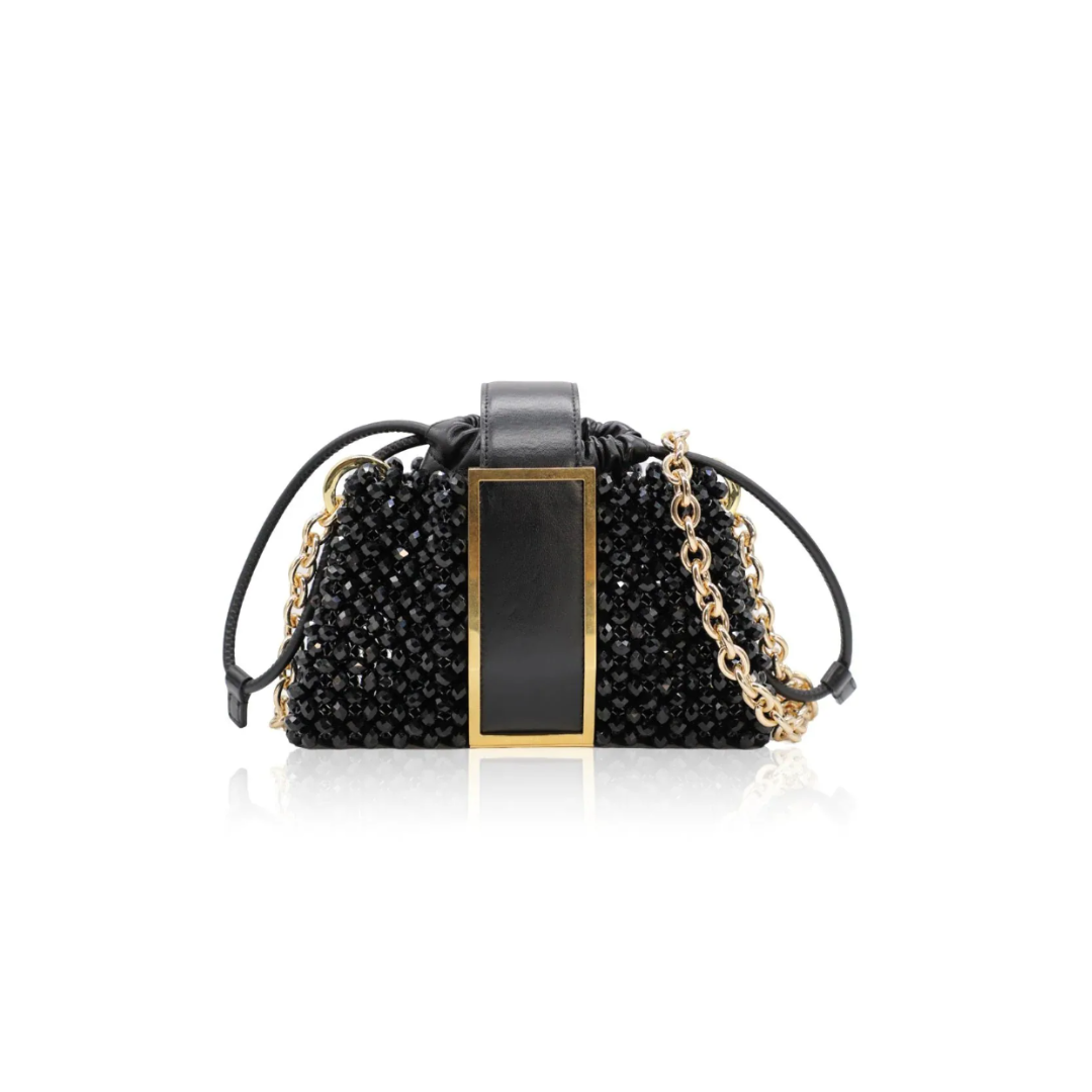 1PO1013-127 PALERA MILANO Roma Belt-U Gold Black #BBGNROB-CBNVLL (B-EU-E)