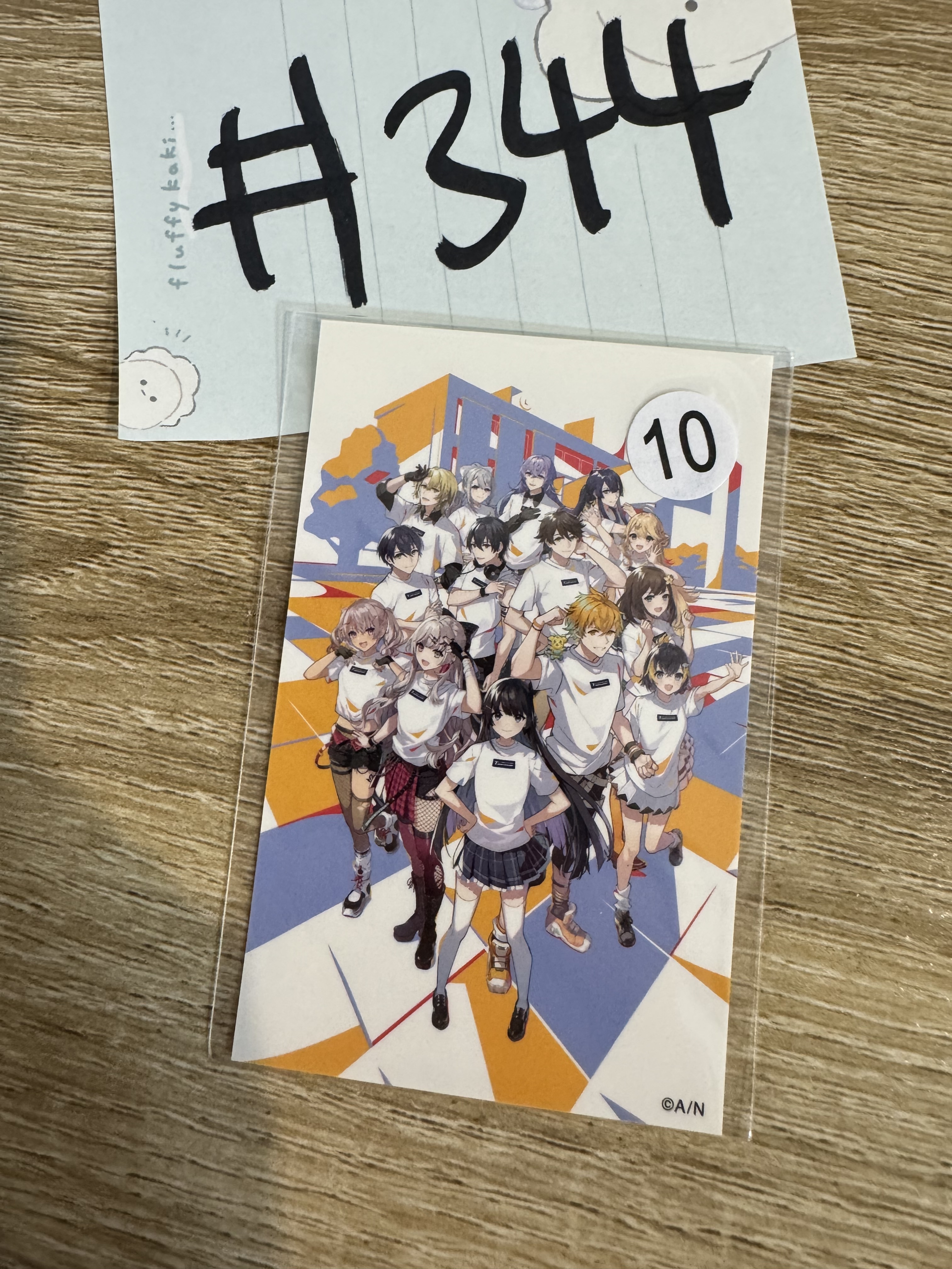 彩虹社  多人 貼紙#344