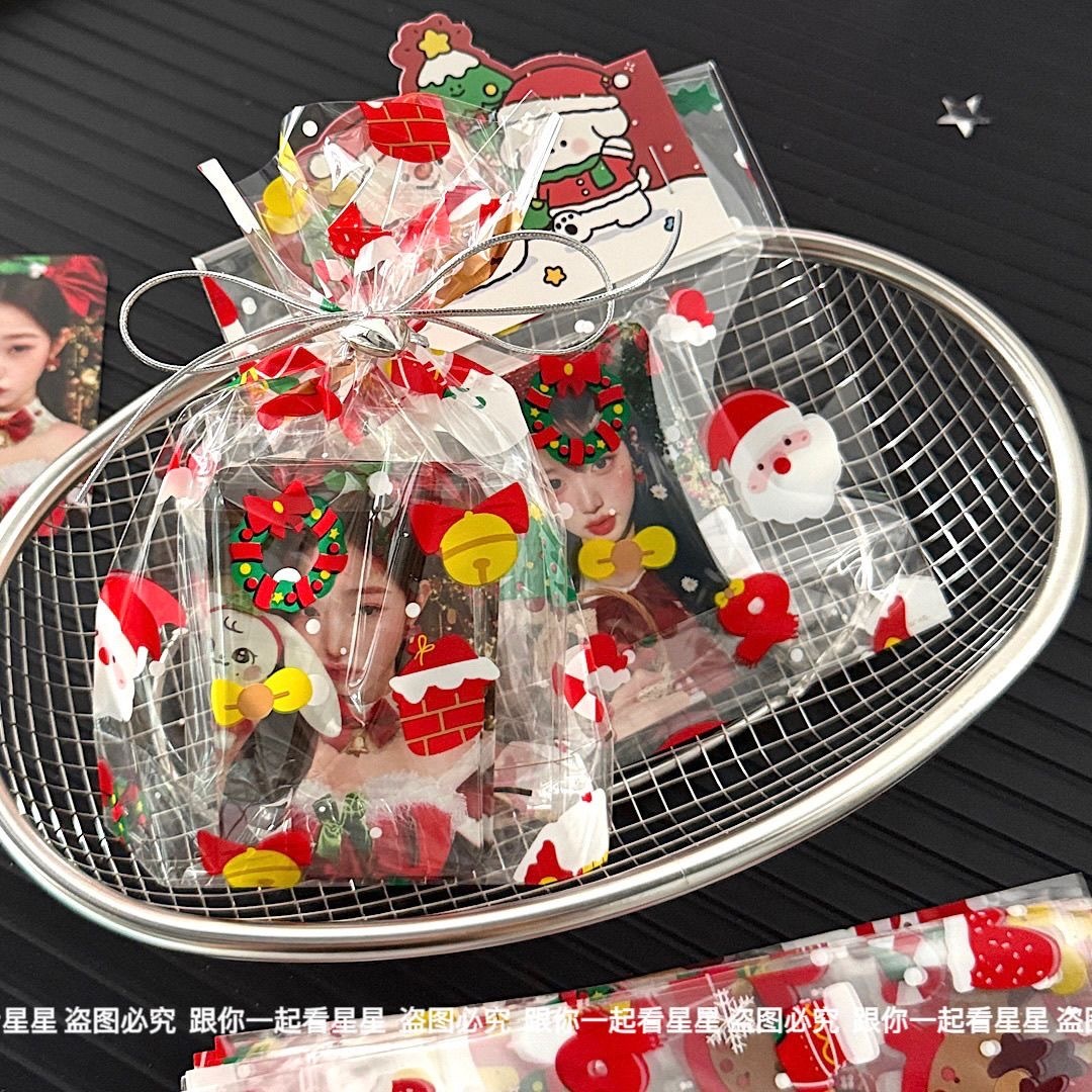 圣诞预购 圣诞礼品袋 糖果礼物袋 13x19cm 1套30个