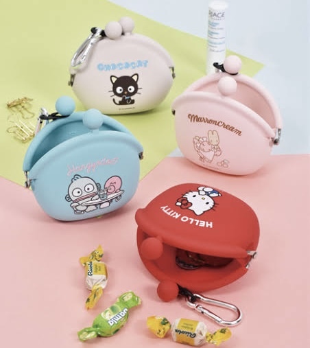 JP P+G 水怪小百合矽膠口金包 淺藍 6192 TK251014