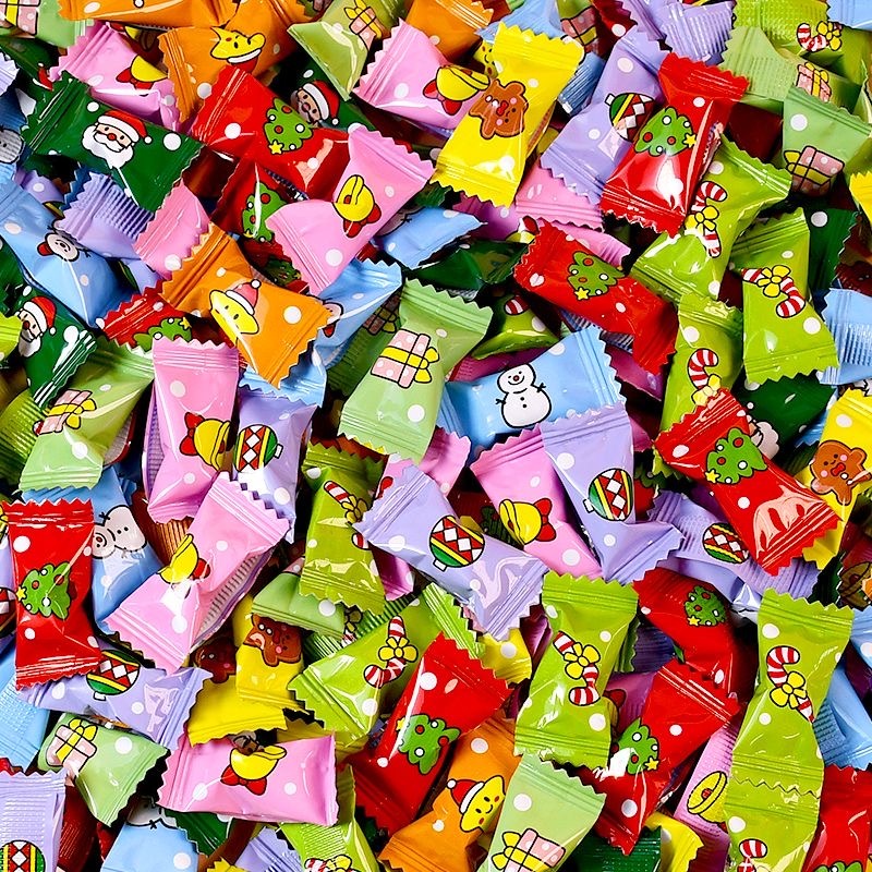 清货 圣诞主题小糖果 约100颗