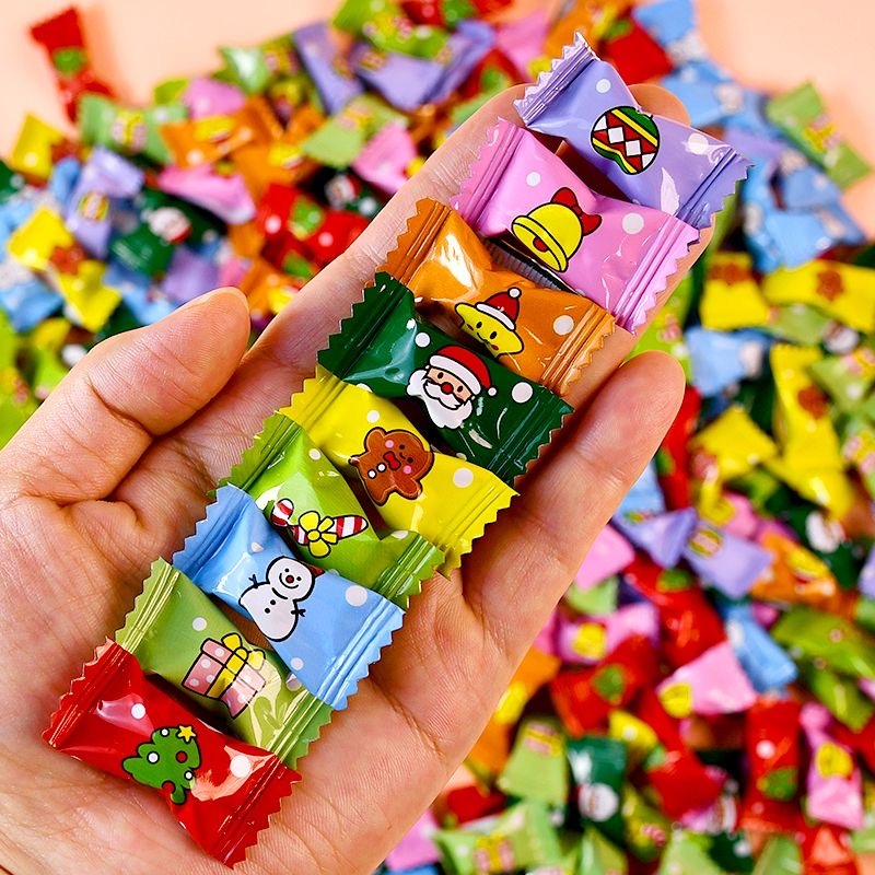 清货 圣诞主题小糖果 约100颗