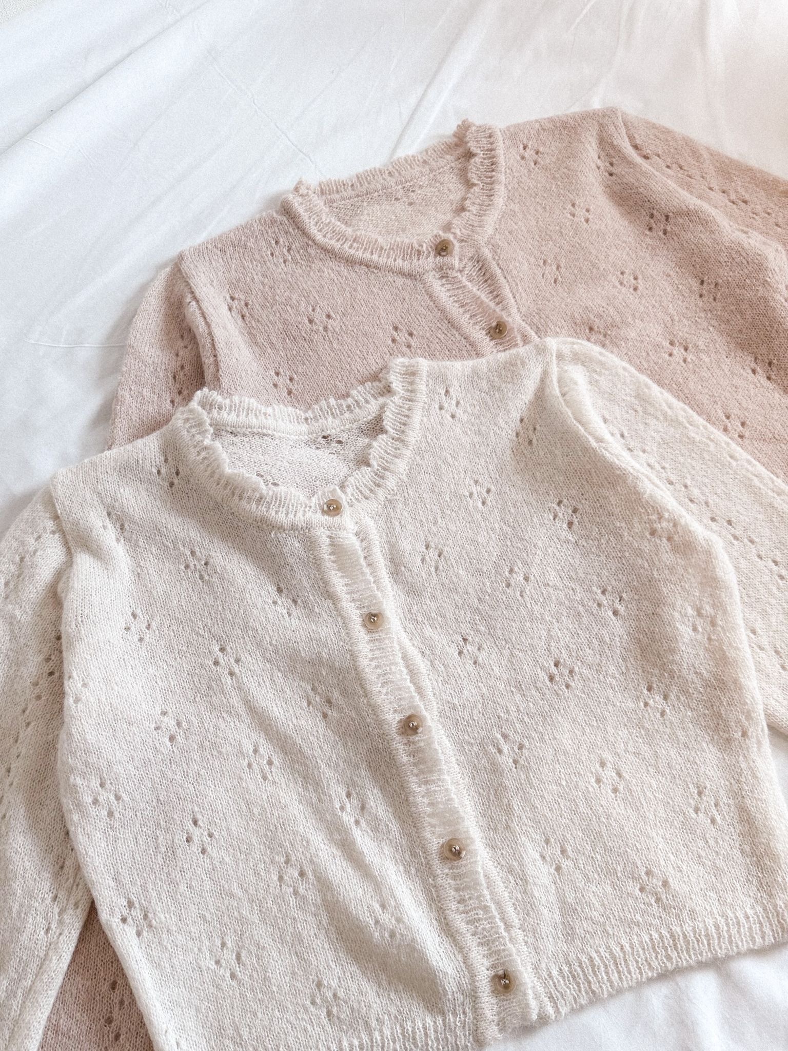 小女孩花邊通花針織外套〈🇰🇷DAY 1〉