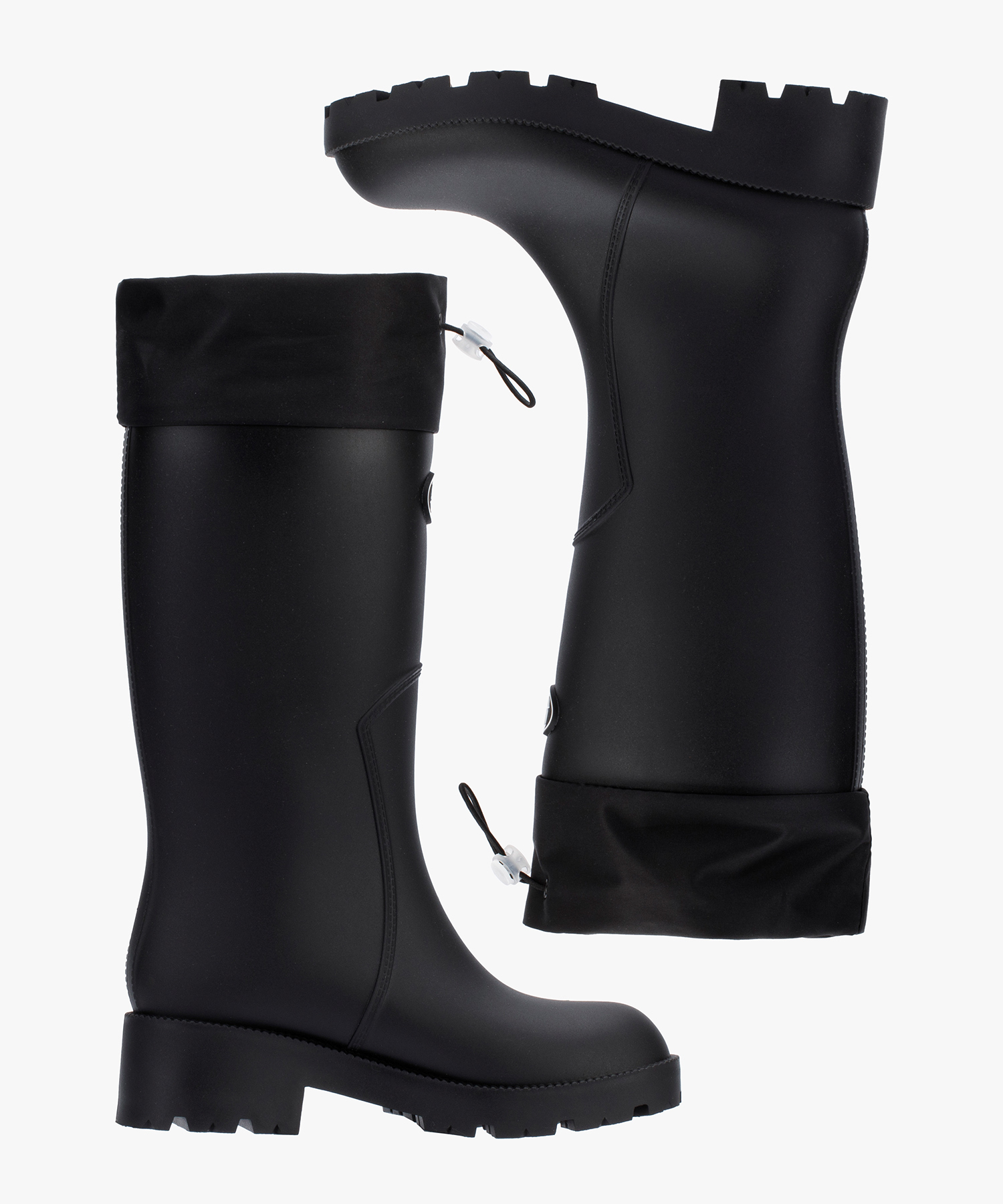 Q7 RECLOW HOU LONG RAIN BOOTS BLACK