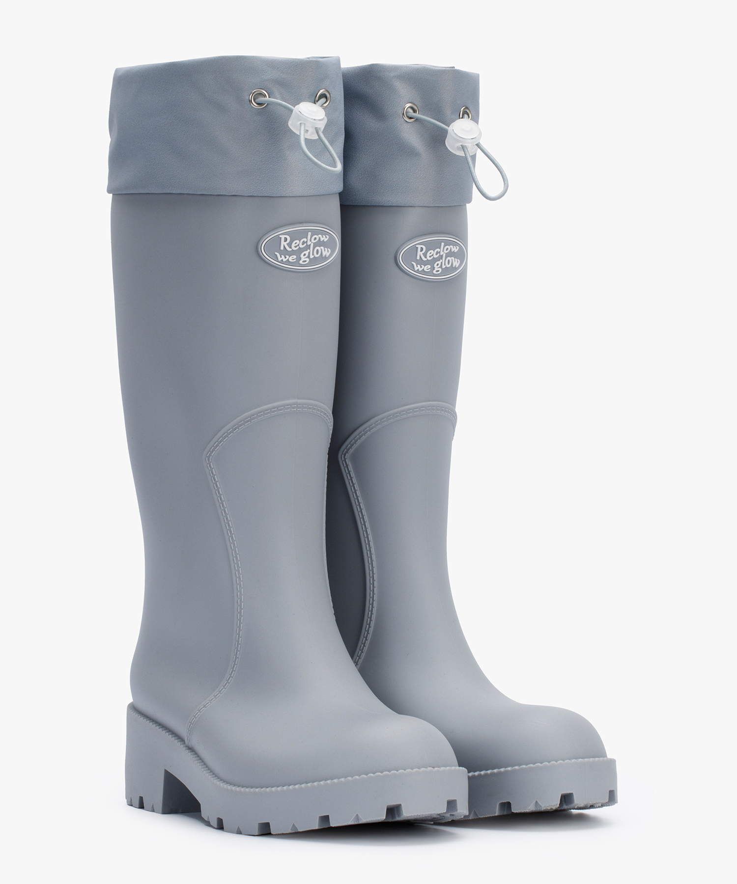 Q9 RECLOW HOU LONG RAIN BOOTS GRAY