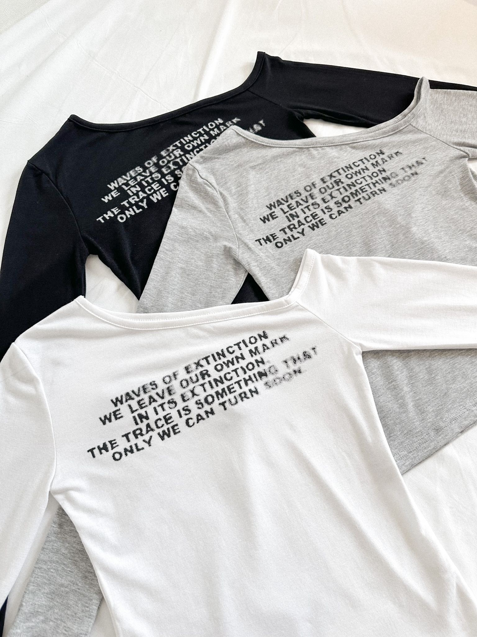 Waves of Extinction One Shoulder Top〈🇰🇷DAY 1〉