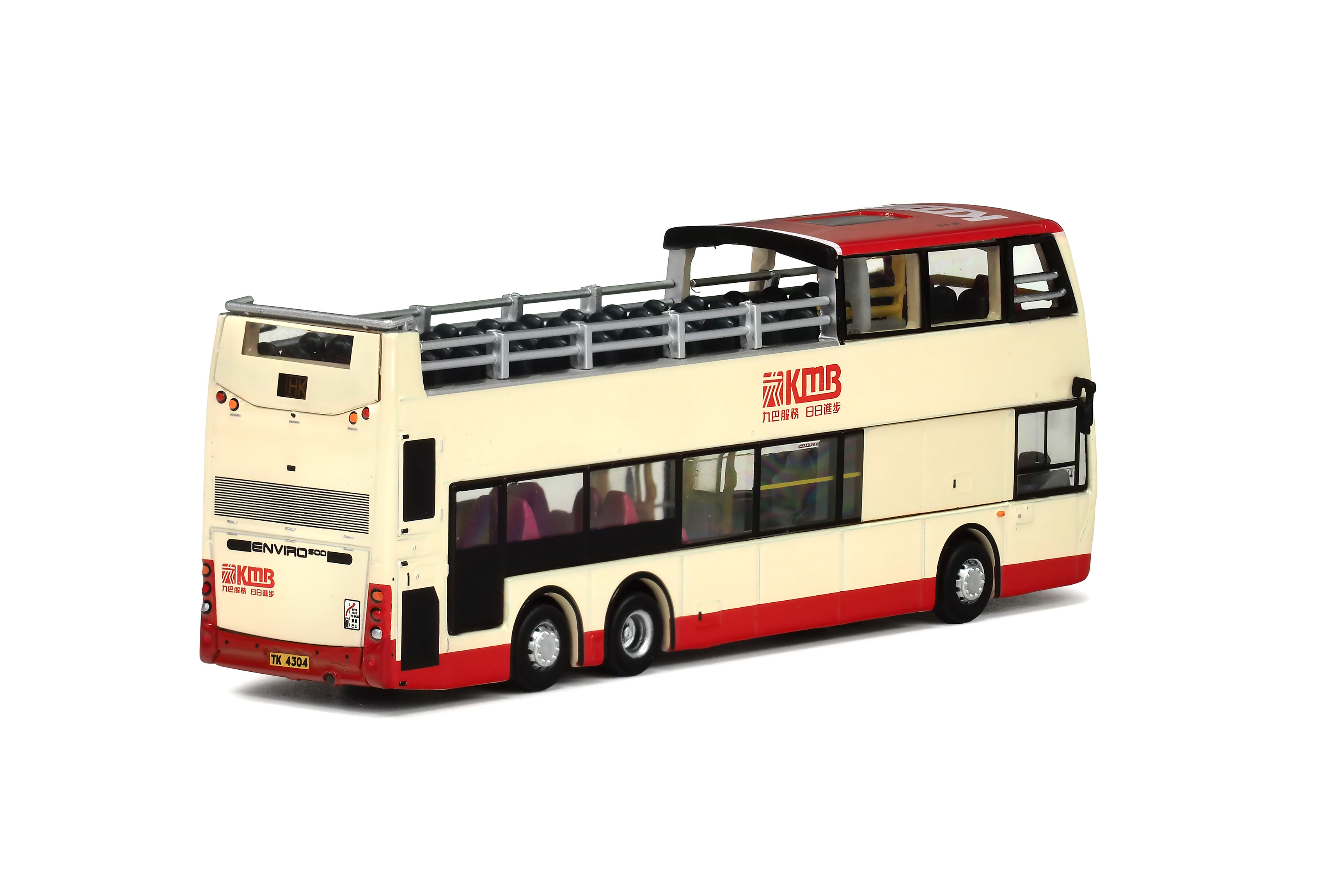 KMB2025150 1:120 九巴丹尼士歐盟五代12米開篷巴士 (HK1尖沙咀-旺角)