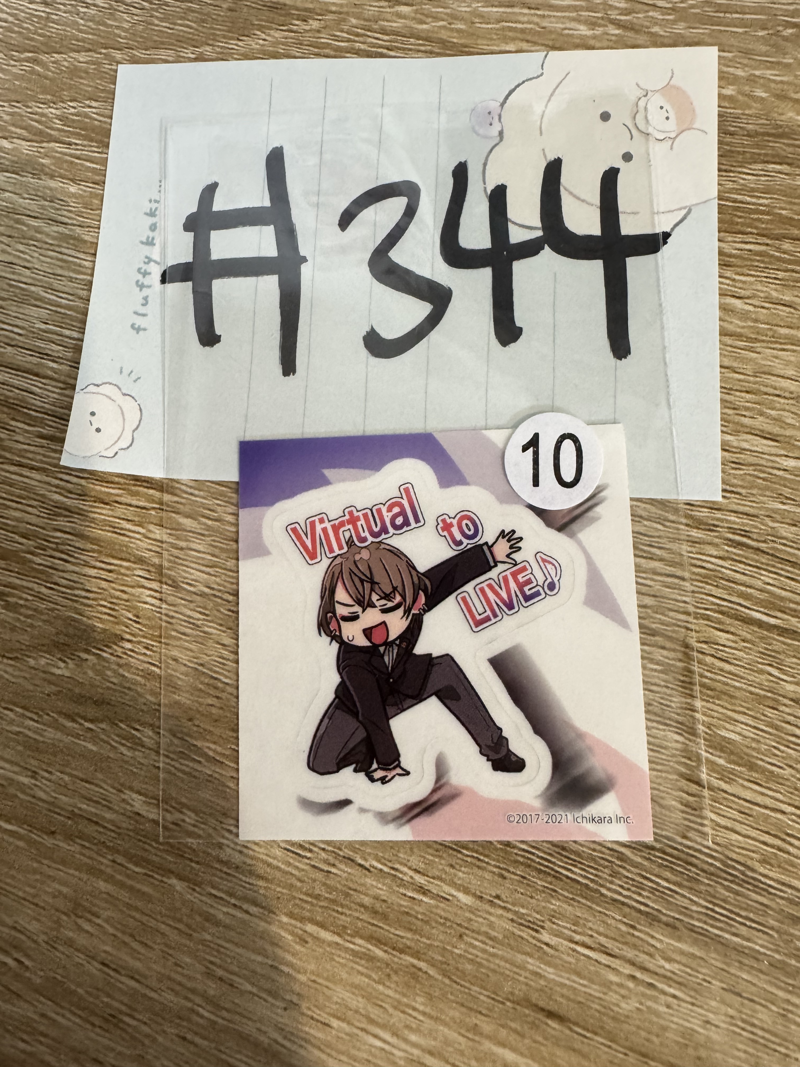 彩虹社 加賀美 貼紙#344