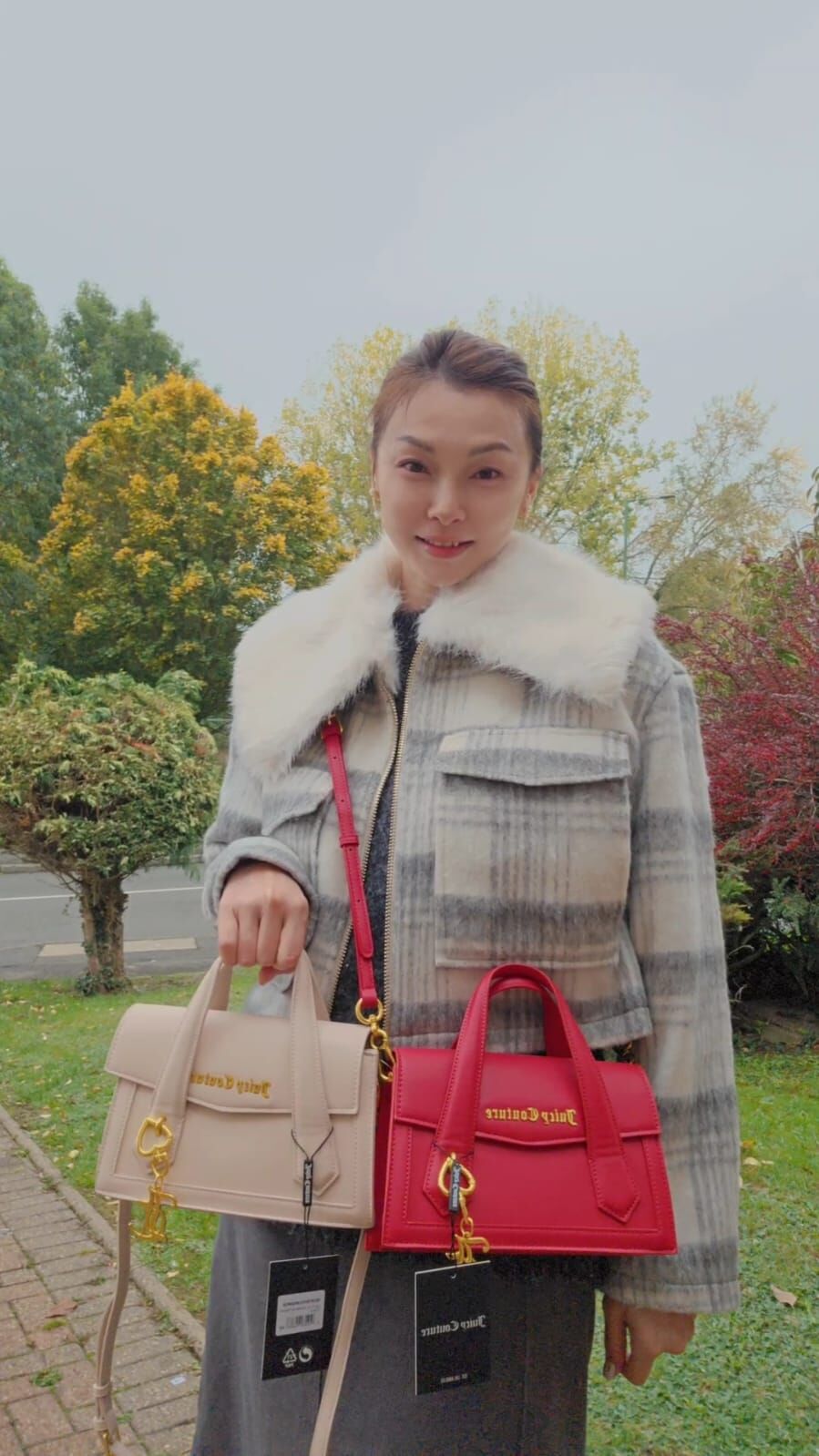 英國代購 (獨立訂單)-JUICY COUTURE LILY S HANDLE PU