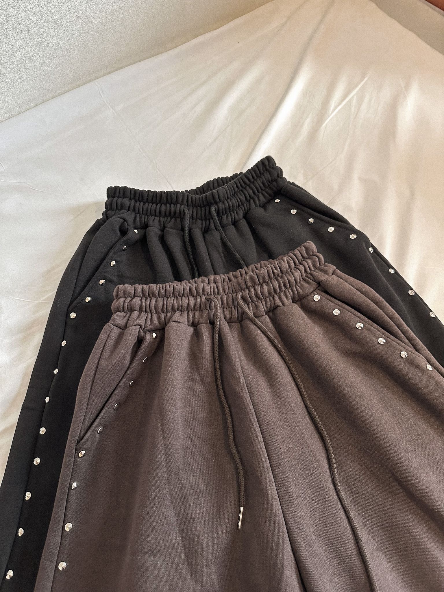 鉚釘圍邊棉褲〈🇰🇷DAY 1〉