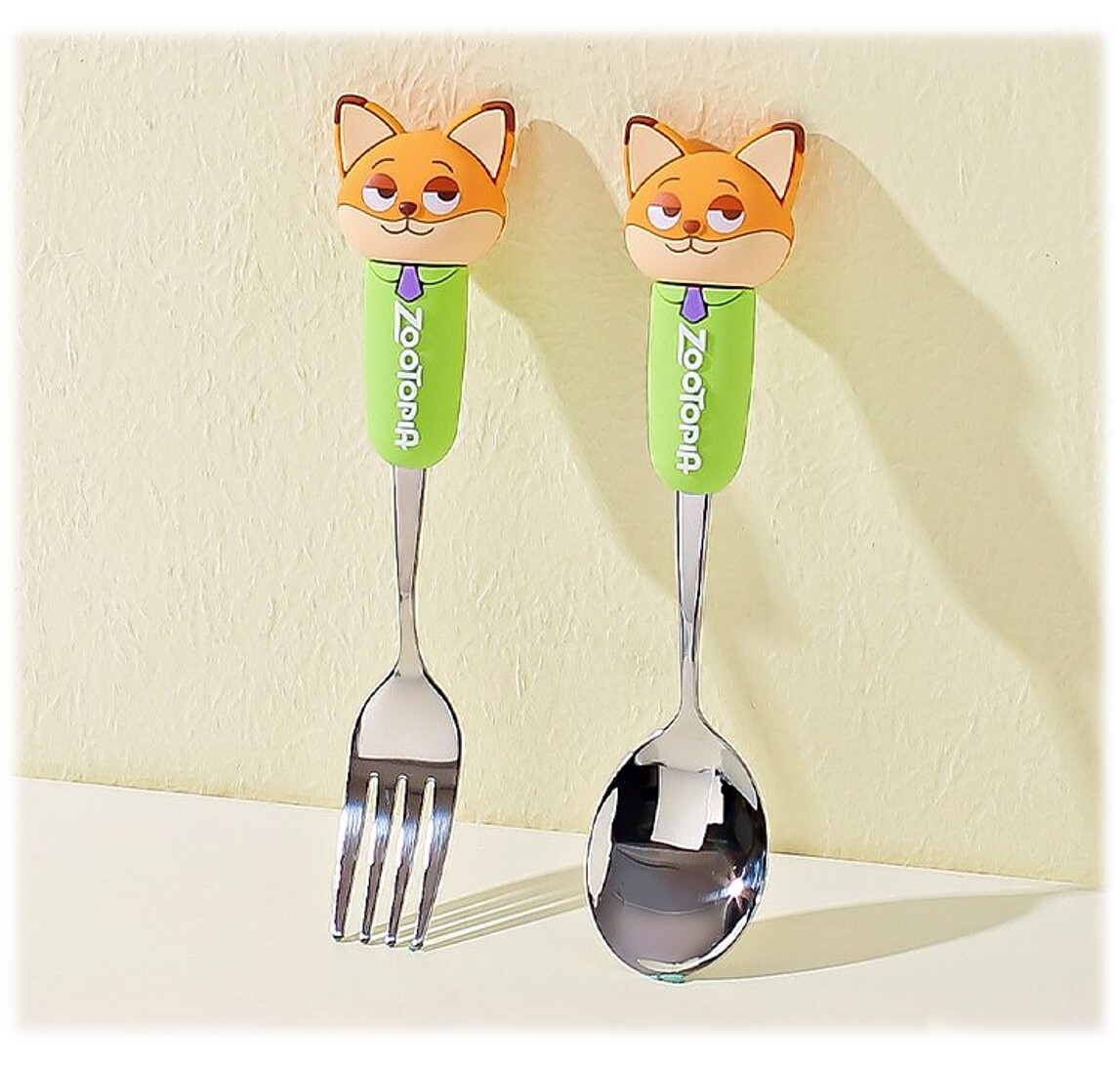 優獸大都會 | 不銹鋼叉子+湯匙 匙羹 | 阿力