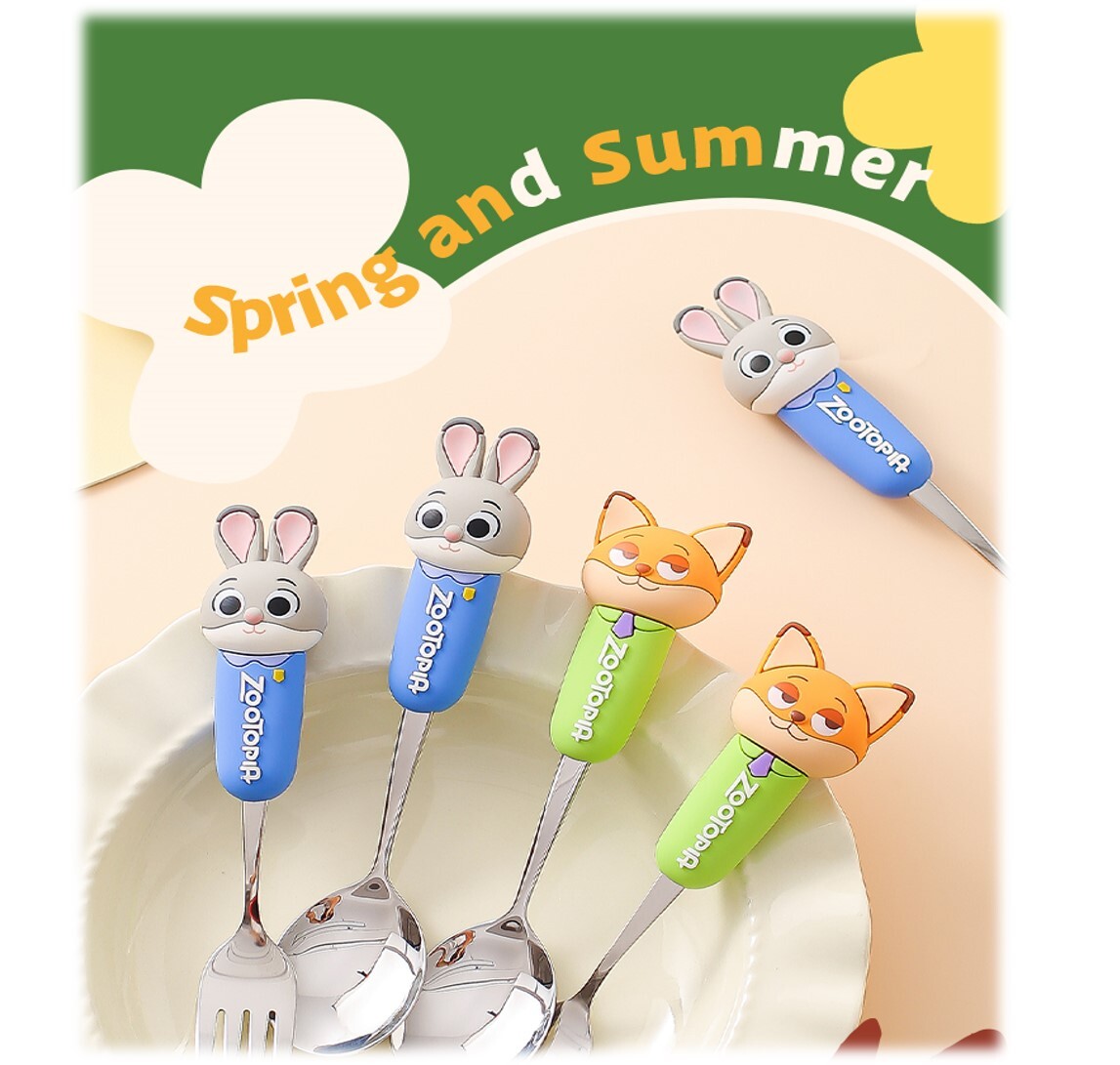 優獸大都會 | 不銹鋼叉子+湯匙 匙羹 | 阿力