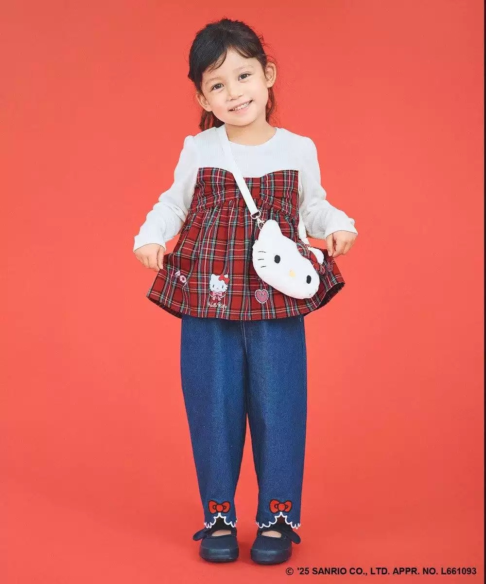 𝐒𝐚𝐧𝐫𝐢𝐨 Hello Kitty  蝴蝶結牛仔長褲