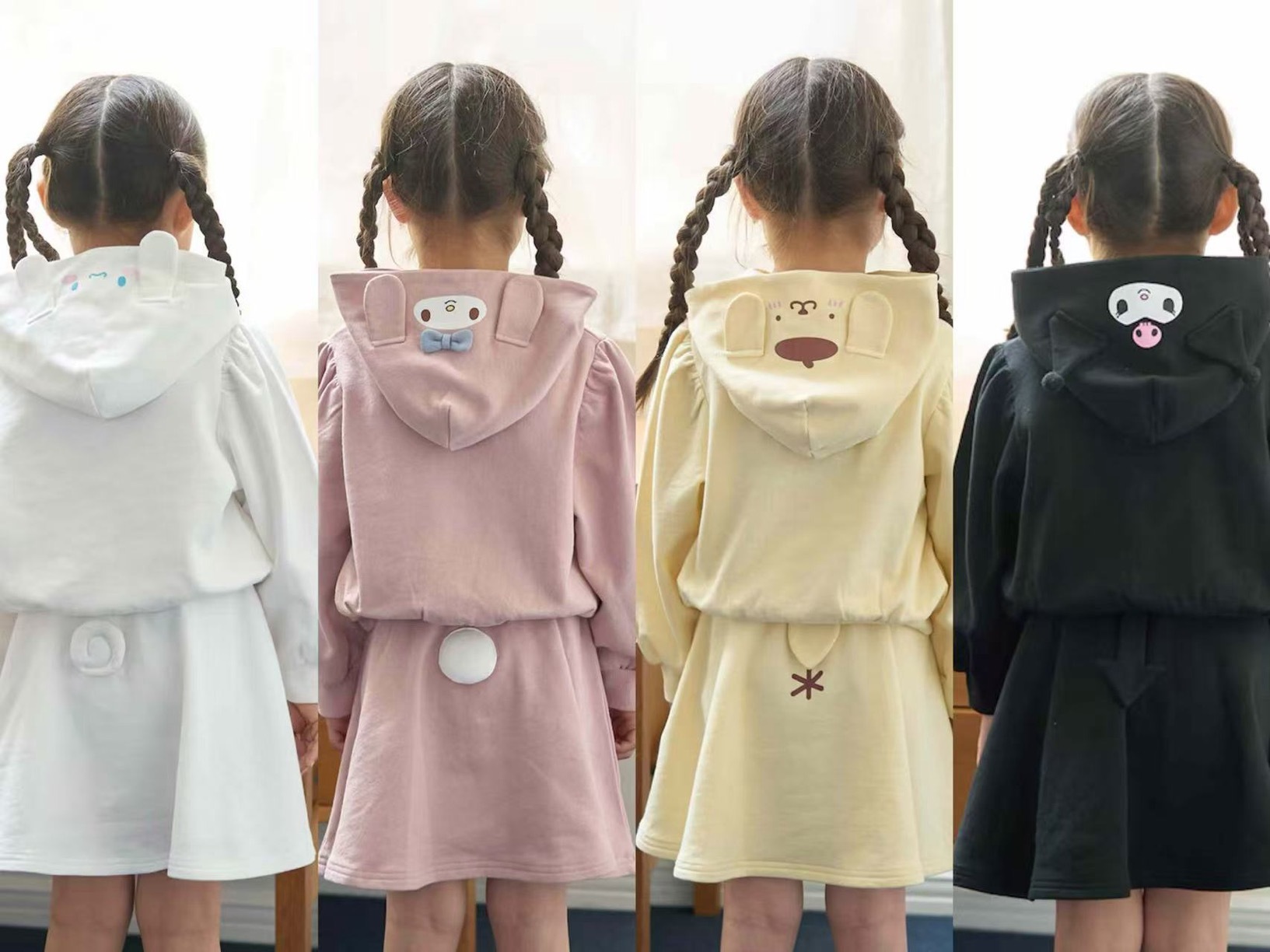 𝐒𝐚𝐧𝐫𝐢𝐨 連帽衛衣裙套裝