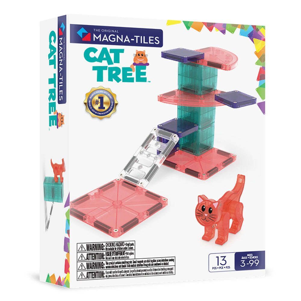 Magna-Tiles - 磁力積木貓咪樂園套裝 13 件組