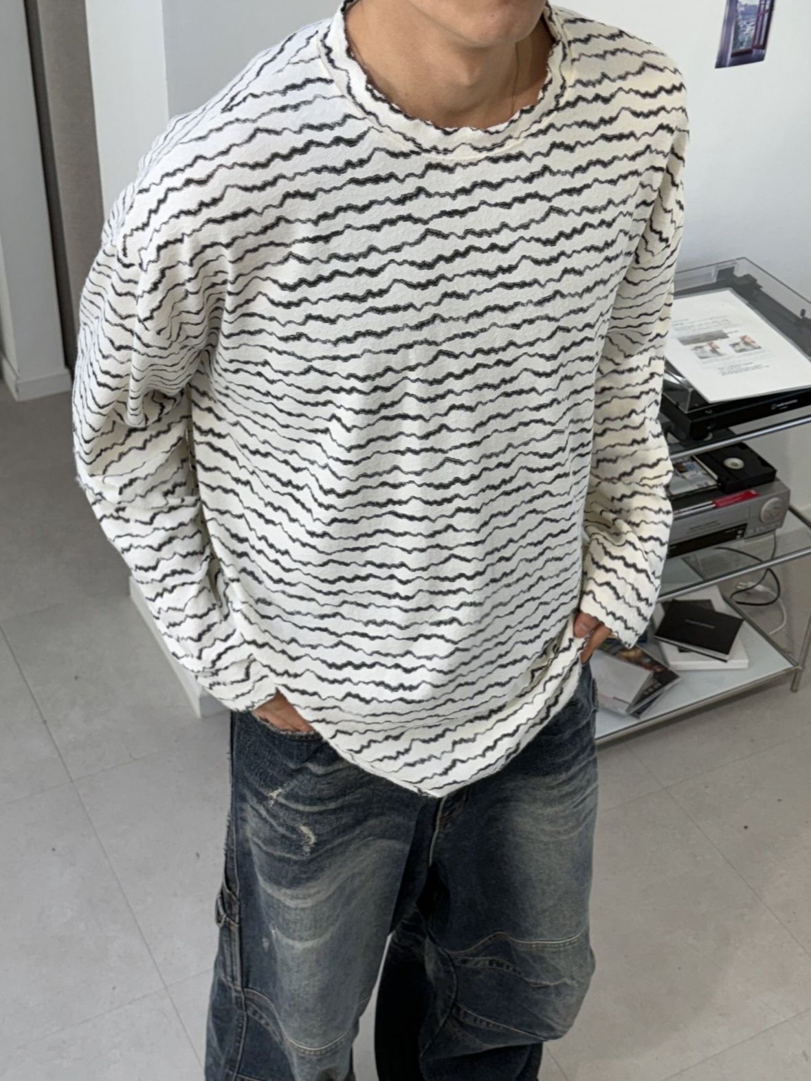 橫紋長袖衫 MALENKII-173T