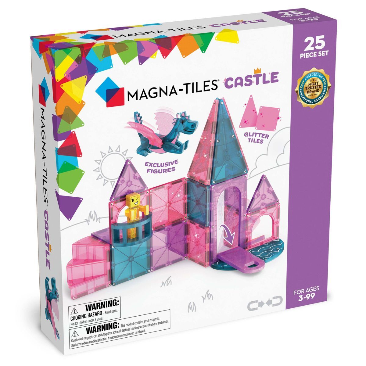 Magna-Tiles - Magna-Tiles 城堡磁吸拼圖