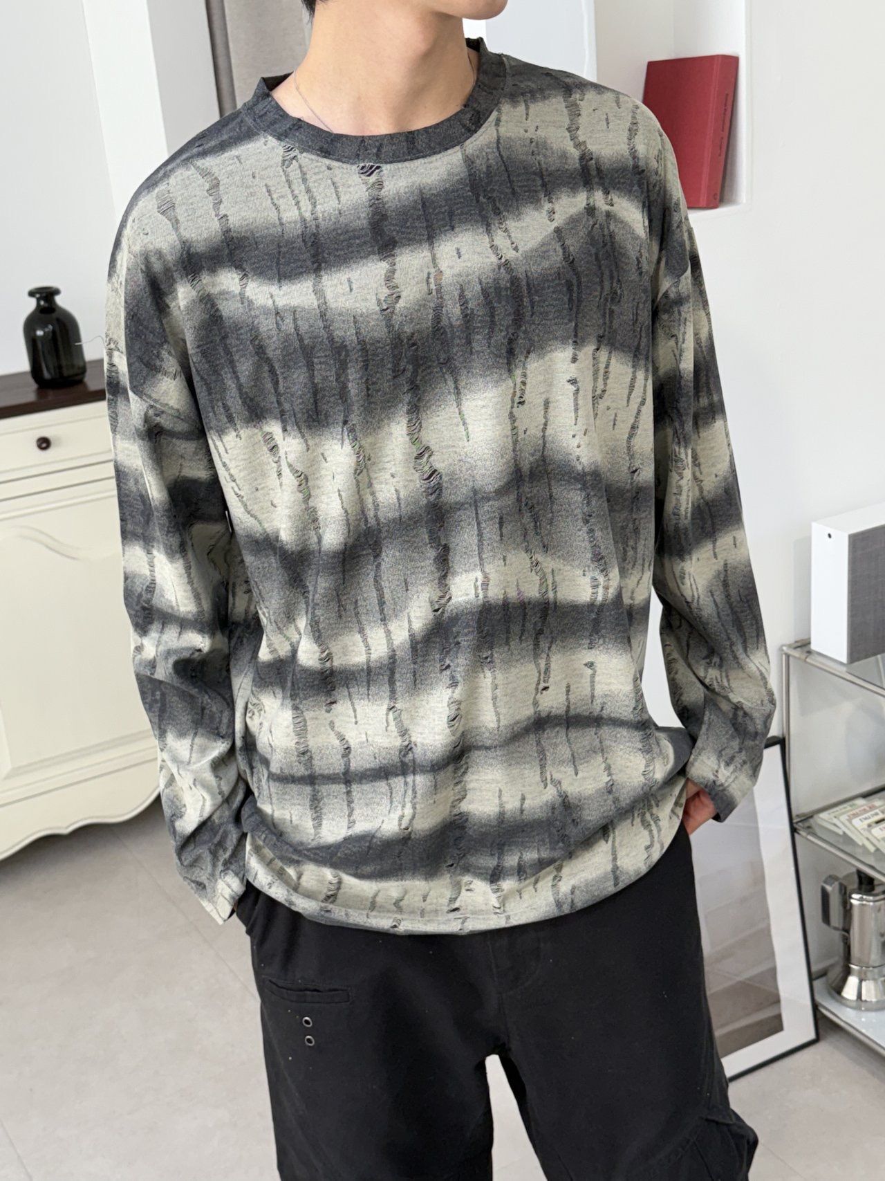 亂紋長袖衫 MALENKII-162T