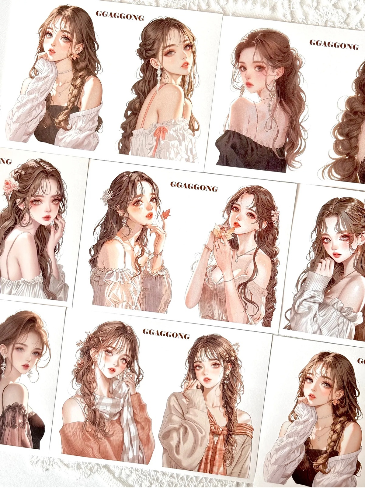韓國 ggaggong．女孩vol.3 模造紙貼紙包