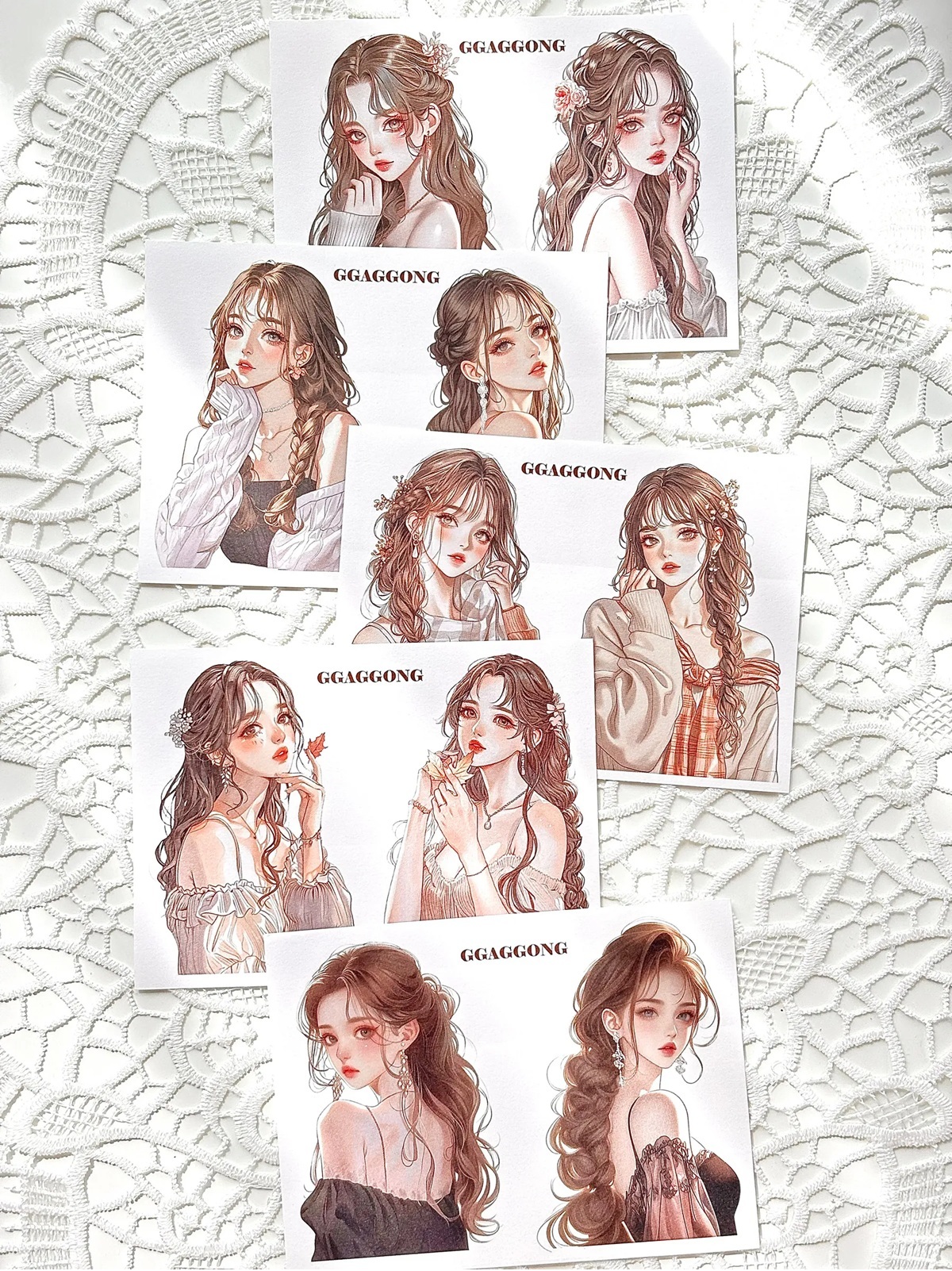 韓國 ggaggong．女孩vol.3 模造紙貼紙包