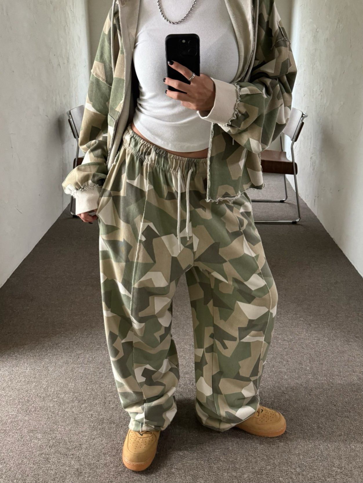 混色可束腳運動褲 Votus-177P