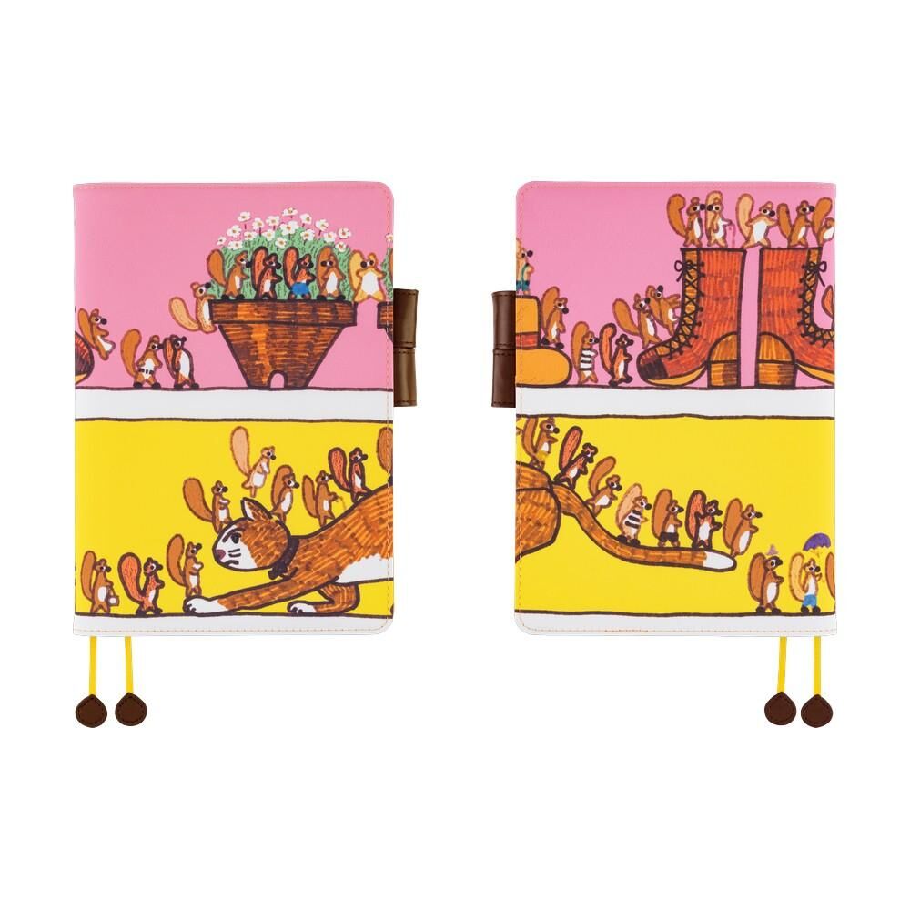 100%ORANGE_松鼠去哪了 Hobo手帳 A5書皮｜日本Hobonichi ほぼ日手帳