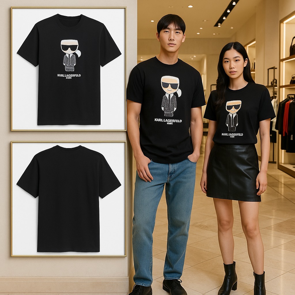 【預購】KARL LAGERFELD PARIS Kocktail Textured H101409 男裝短袖TEE